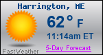Weather Forecast for Harrington, ME