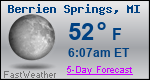 Weather Forecast for Berrien Springs, MI