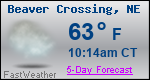 Weather Forecast for Beaver Crossing, NE