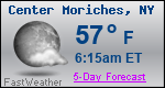 Weather Forecast for Center Moriches, NY