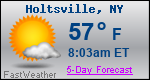 Weather Forecast for Holtsville, NY