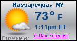 Weather Forecast for Massapequa, NY