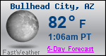 Weather Forecast for Bullhead City, AZ