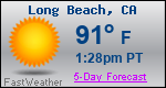 Weather Forecast for Long Beach, CA