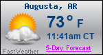 Weather Forecast for Augusta, AR