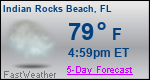 Weather Forecast for Indian Rocks Beach, FL