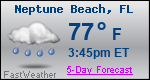 Weather Forecast for Neptune Beach, FL