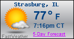 Weather Forecast for Strasburg, IL