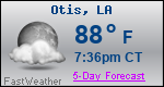 Weather Forecast for Otis, LA