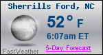 Weather Forecast for Sherrills Ford, NC