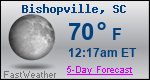 Weather Forecast for Bishopville, SC