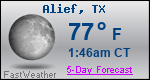 Weather Forecast for Alief, TX