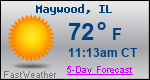 Weather Forecast for Maywood, IL