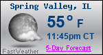 Weather Forecast for Spring Valley, IL