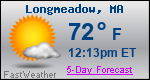 Weather Forecast for Longmeadow, MA