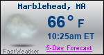 Weather Forecast for Marblehead, MA