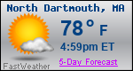 Weather Forecast for North Dartmouth, MA