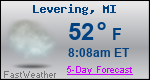 Weather Forecast for Levering, MI