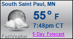 Weather Forecast for South Saint Paul, MN