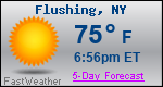 Weather Forecast for Flushing, NY