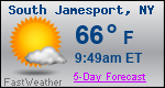 Weather Forecast for South Jamesport, NY