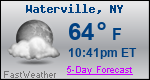 Weather Forecast for Waterville, NY