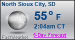 Weather Forecast for North Sioux City, SD