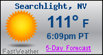 Weather Forecast for Searchlight, NV