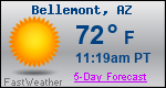 Weather Forecast for Bellemont, AZ