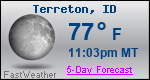 Weather Forecast for Terreton, ID