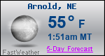 Weather Forecast for Arnold, NE