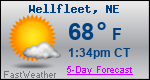 Weather Forecast for Wellfleet, NE