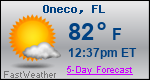 Weather Forecast for Oneco, FL