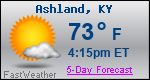 Weather Forecast for Ashland, KY