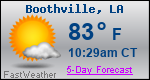 Weather Forecast for Boothville, LA