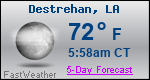 Weather Forecast for Destrehan, LA