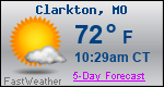 Weather Forecast for Clarkton, MO