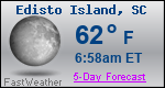 Weather Forecast for Edisto Island, SC