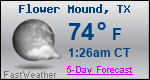 Weather Forecast for Flower Mound, TX