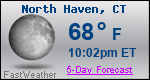 Weather Forecast for North Haven, CT