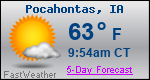 Weather Forecast for Pocahontas, IA