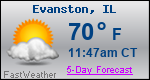 Weather Forecast for Evanston, IL