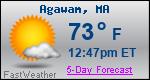 Weather Forecast for Agawam, MA