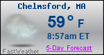 Weather Forecast for Chelmsford, MA