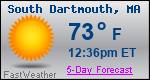 Weather Forecast for South Dartmouth, MA