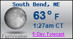 Weather Forecast for South Bend, NE