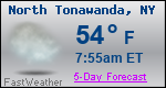 Weather Forecast for North Tonawanda, NY