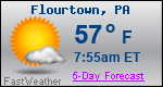 Weather Forecast for Flourtown, PA