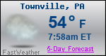 Weather Forecast for Townville, PA