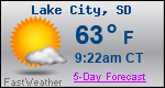Weather Forecast for Lake City, SD